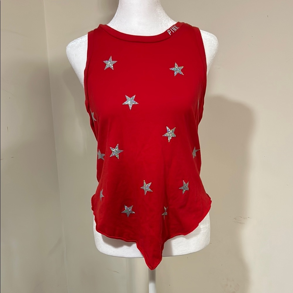 PINK Victoria's Secret Red Star Tank Top